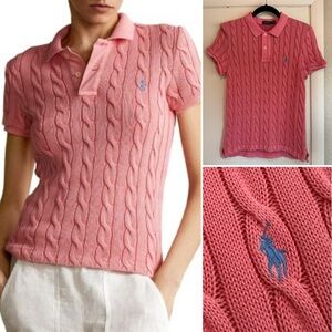 Polo Ralph Lauren Cable-Knit Polo Shirt